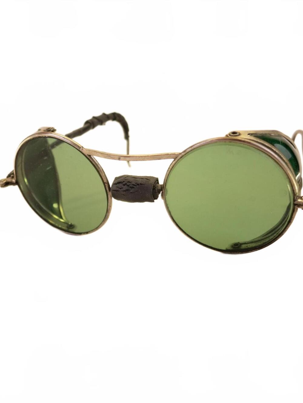 American Optical Green Goggles Safety Glasses Vintage Cool Old Steampunk